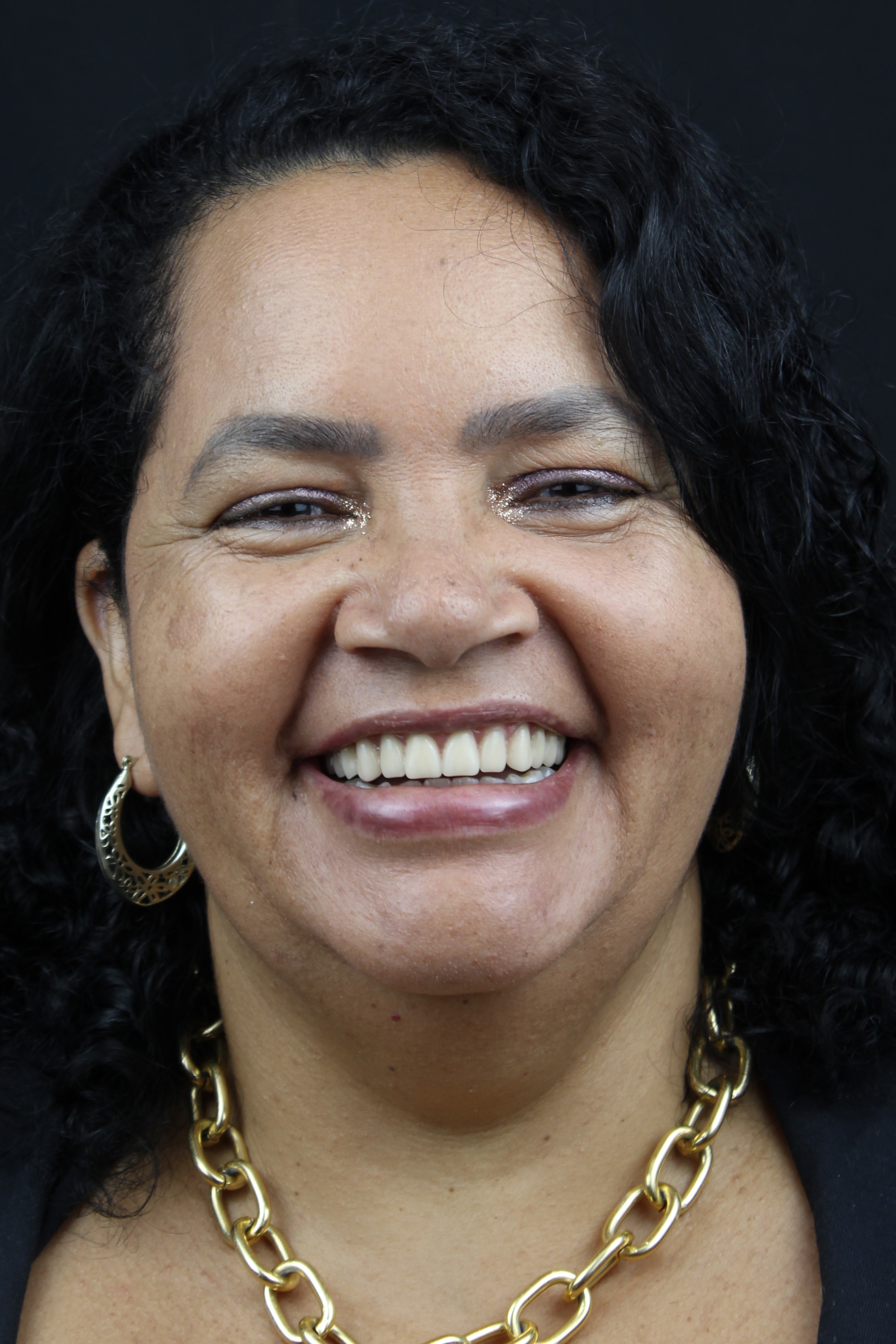 Paciente feliz após tratamento